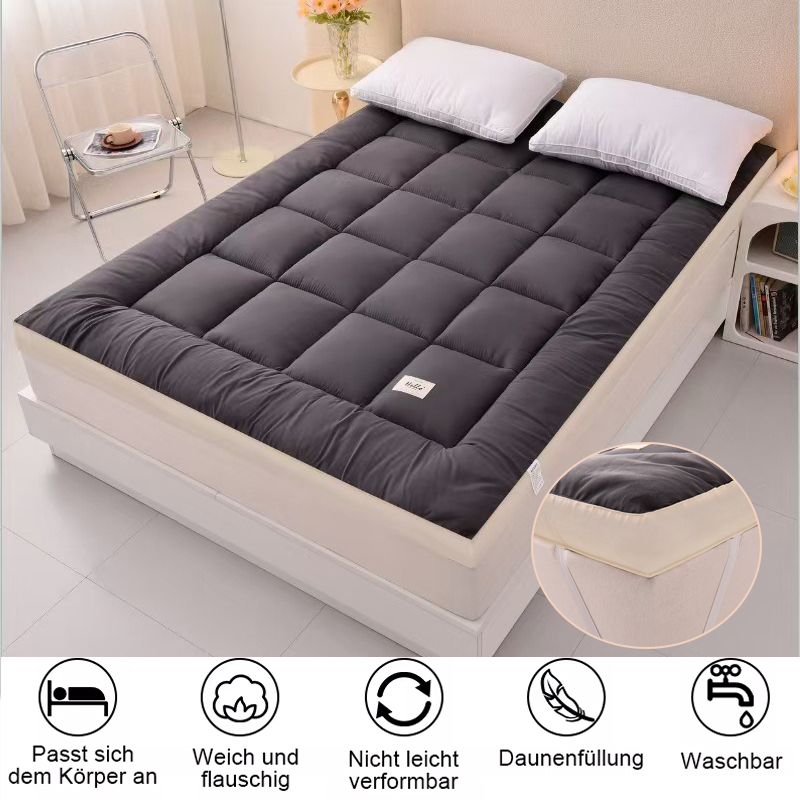 Mattress Pad Topper - Thicken Fluffy Mattress Twin Full Queen