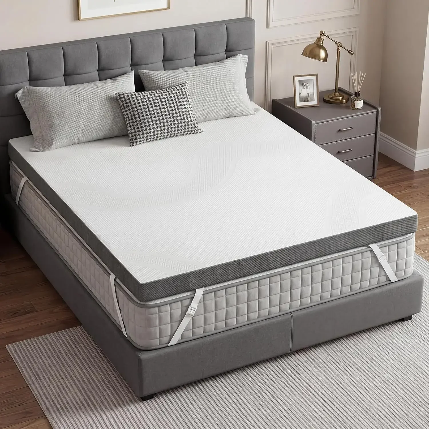 Mattress Pad Topper - Extra Firm Mattress Topper Full Size,