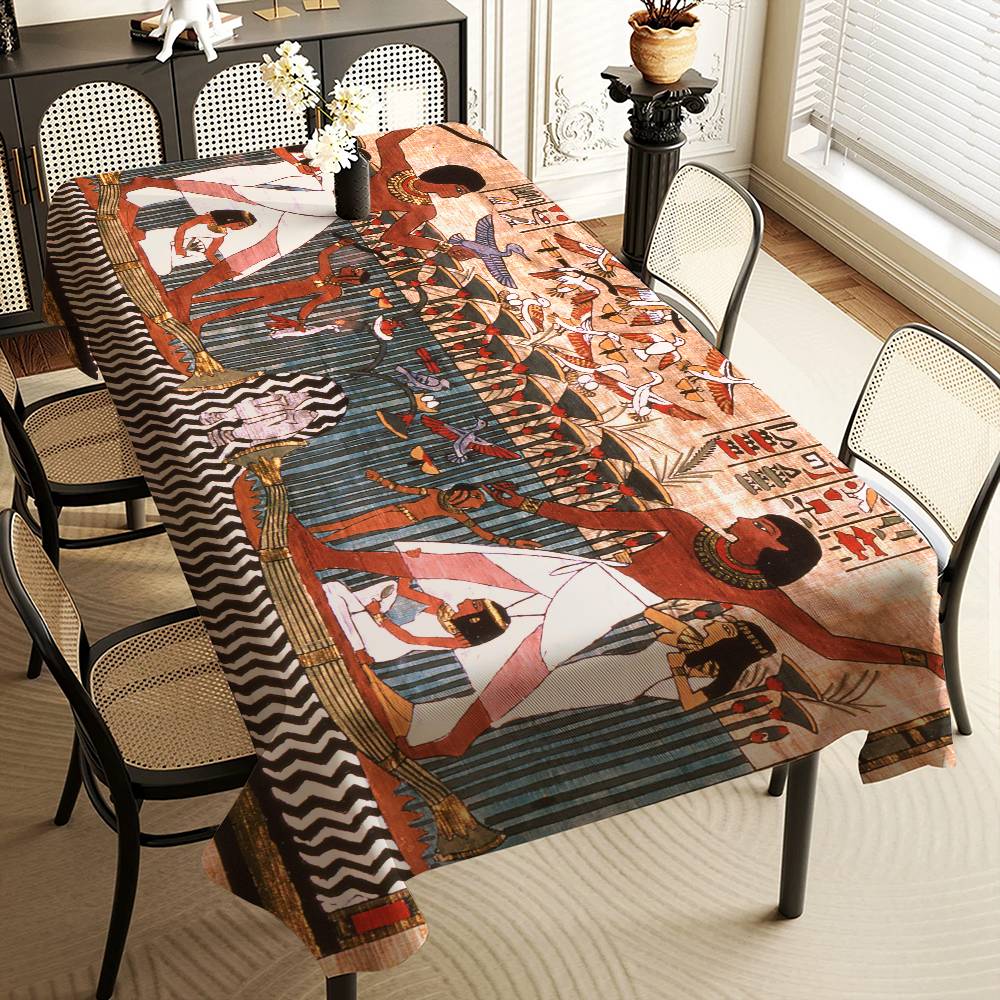 Home Textiles Egypt - Ancient Egypt Egyptian Rectangle Tablecloths Printed