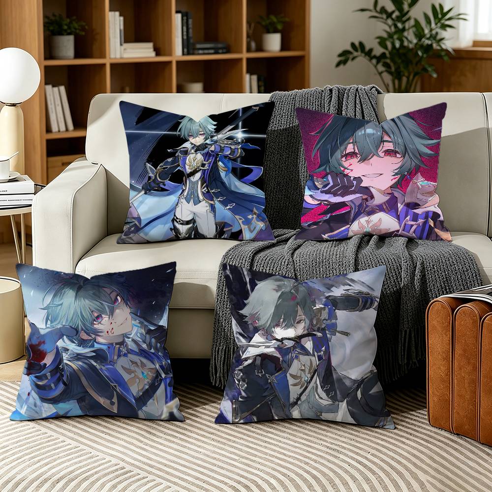 Cryo L-Lohen G-Genshin Pillow  - Home Textiles Là Gì review and price
