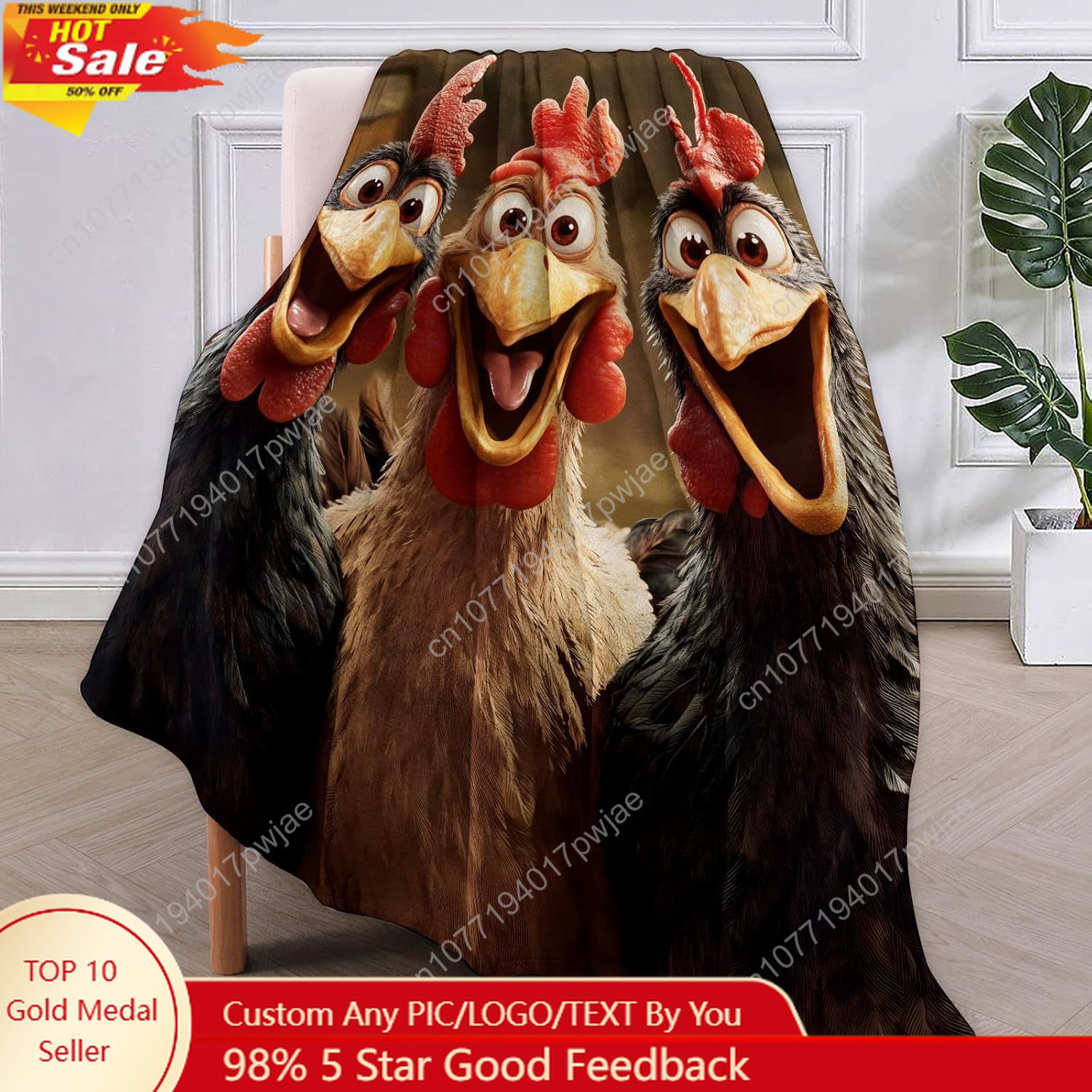 Chickens Blanket Gifts for Wom - Home Textiles Towel review and price