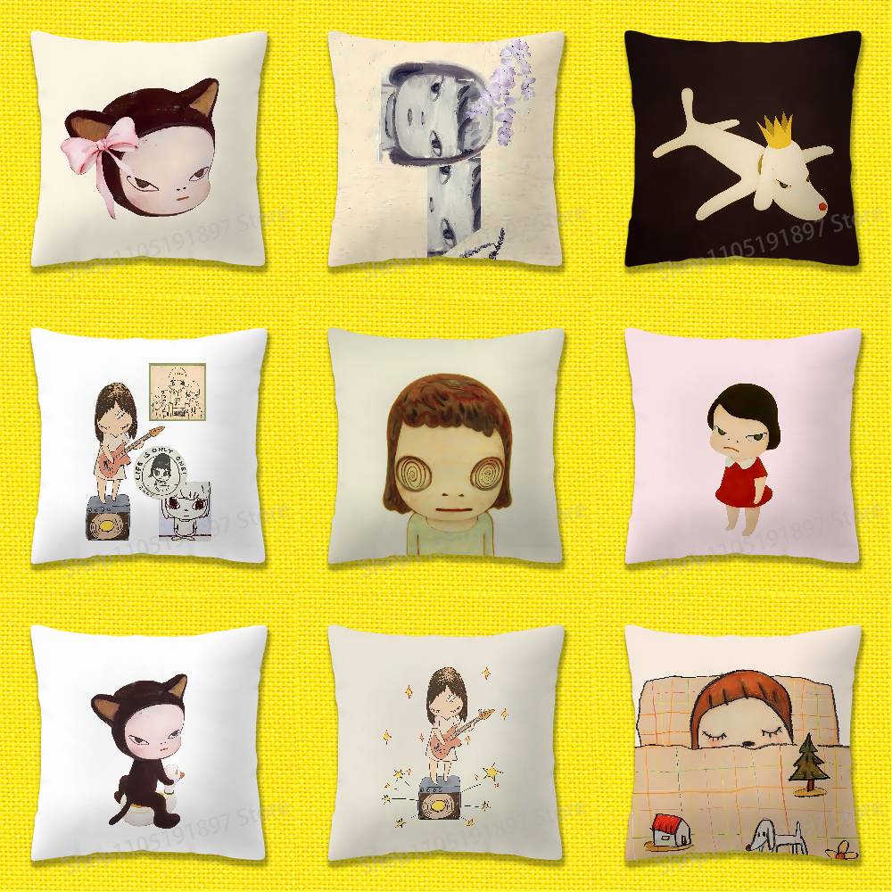 Japanese Girl Y-Yoshitomo Nara - Japanese Home Textiles review and price