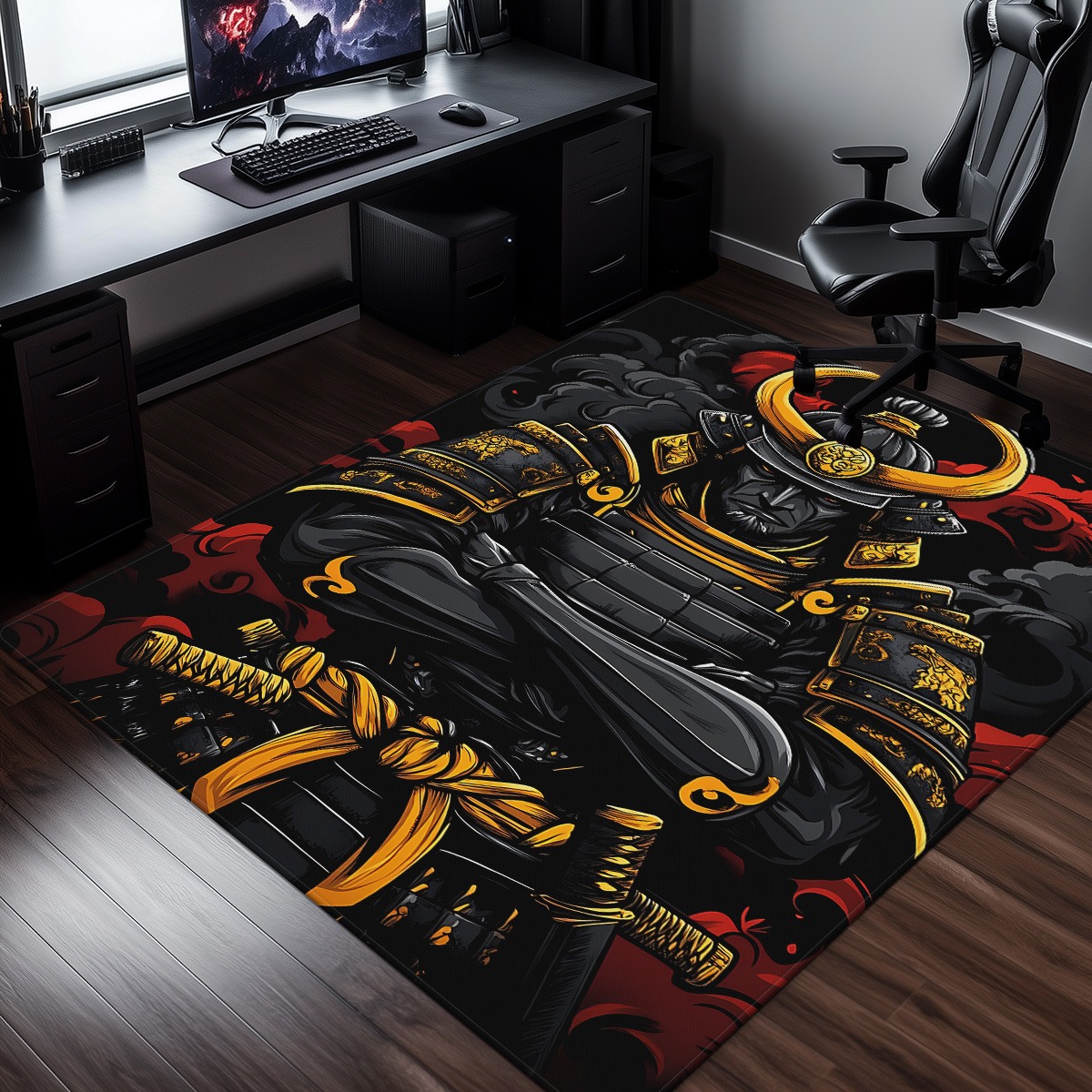 Samurai Armor Warrior Japanese - Japanese Home Textiles review and price