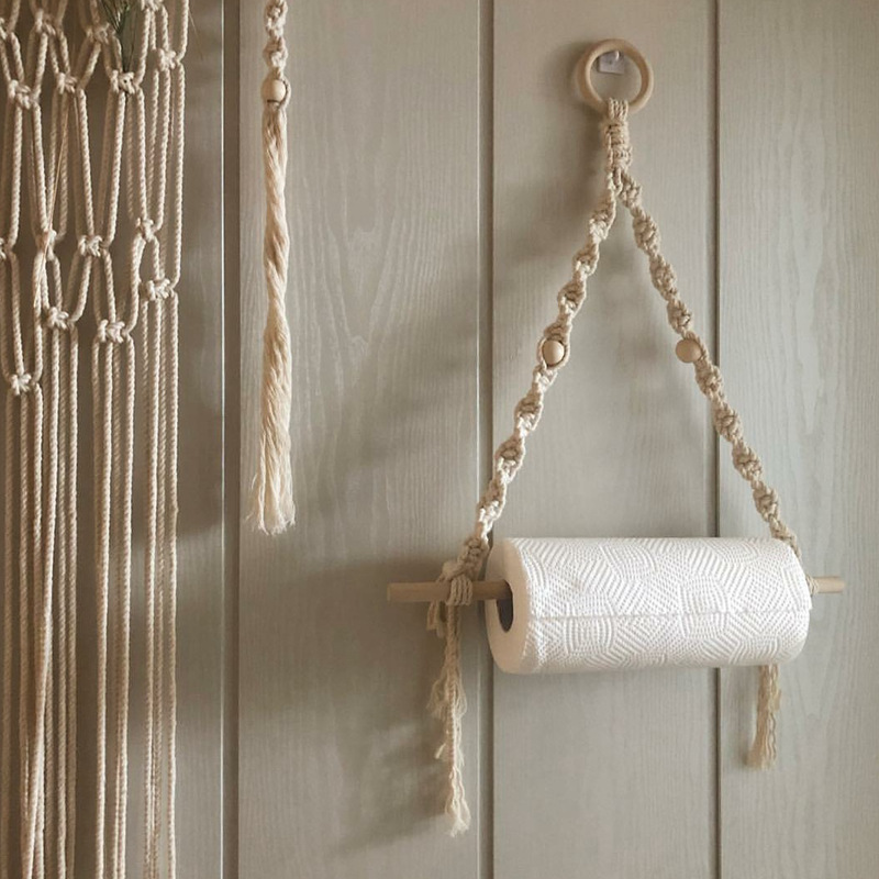 Macrame Paper Towel Holder Mac - Home Textiles Towel review and price