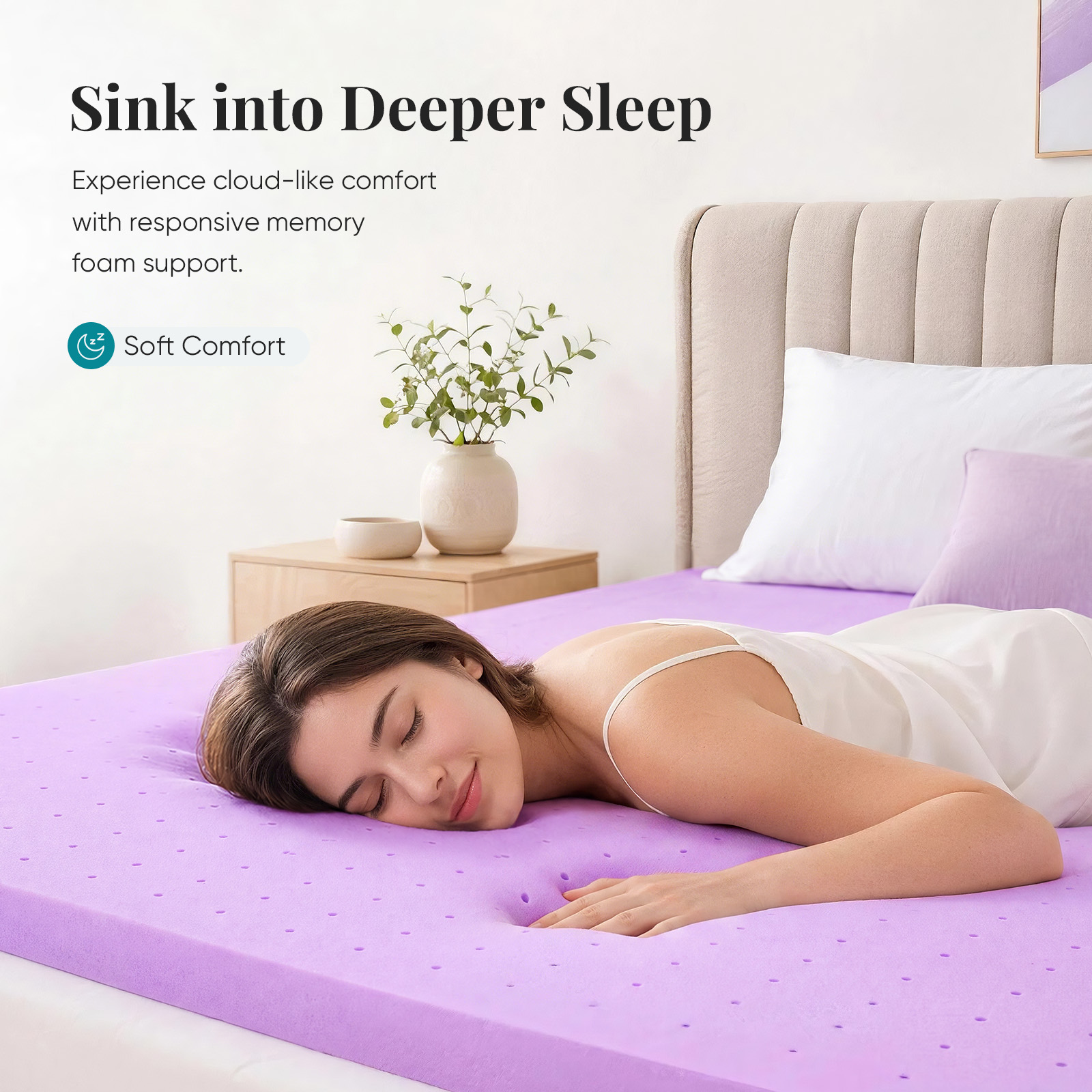 JHK 1.5 Inch Cooling Memory Fo - Mattress Pad Topper review and price